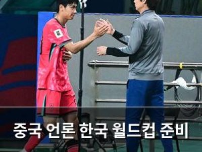 중국 언론 한국 월드컵 준비 태도에 화나