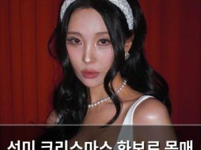선미 크리스마스 화보로 몸매 논란 터져