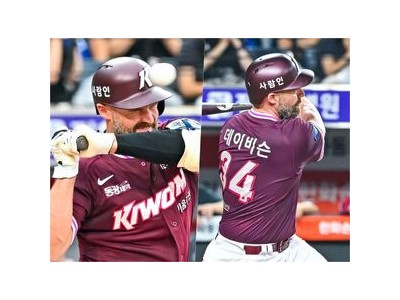 데이비슨 사구 맞고도 2타점 2루타로 팀 승리 이끌어