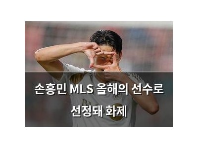 손흥민 MLS 올해의 선수로 선정돼 화제